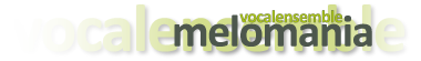 Textlogo des Vocalensemble Melomania