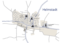 Übersichtskarte zur Liederwanderung