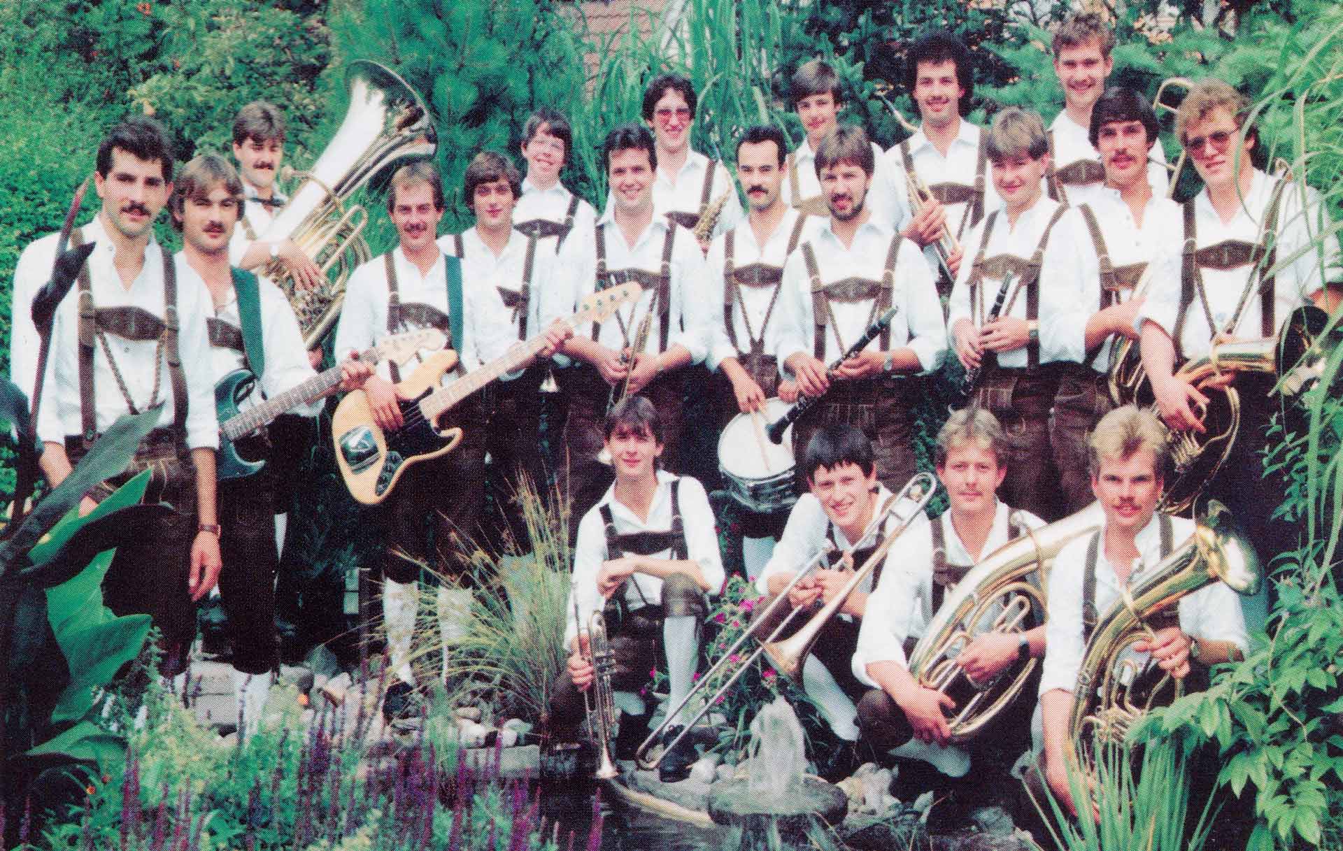 Gruppenbild Ende der achtziger Jahre